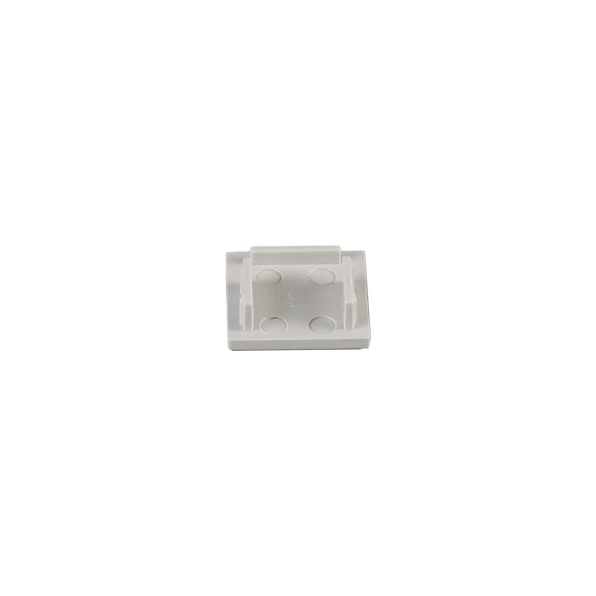 M8069  Tiras 56mm x 15mm Grey Profile End Cap Without Hole (1pc) for M8067